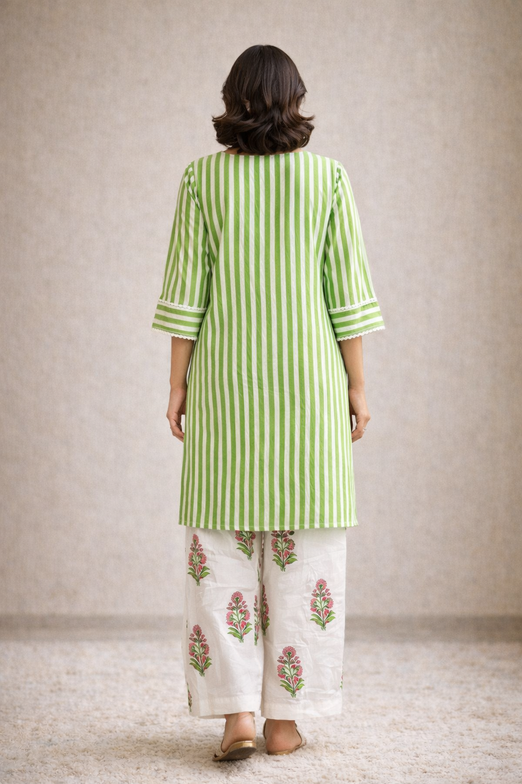 Gulbagh Green Co‑ord Set