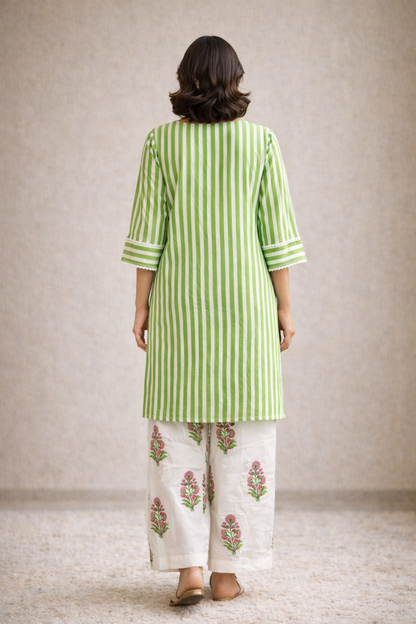 Gulbagh Green Co‑ord Set