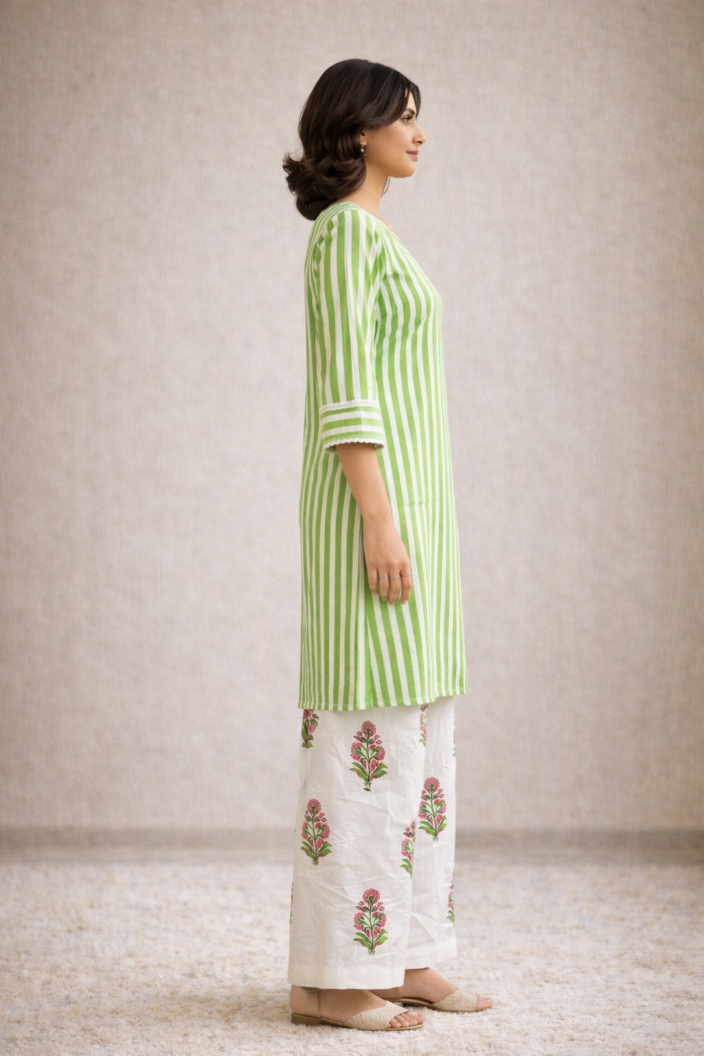 Gulbagh Green Co‑ord Set