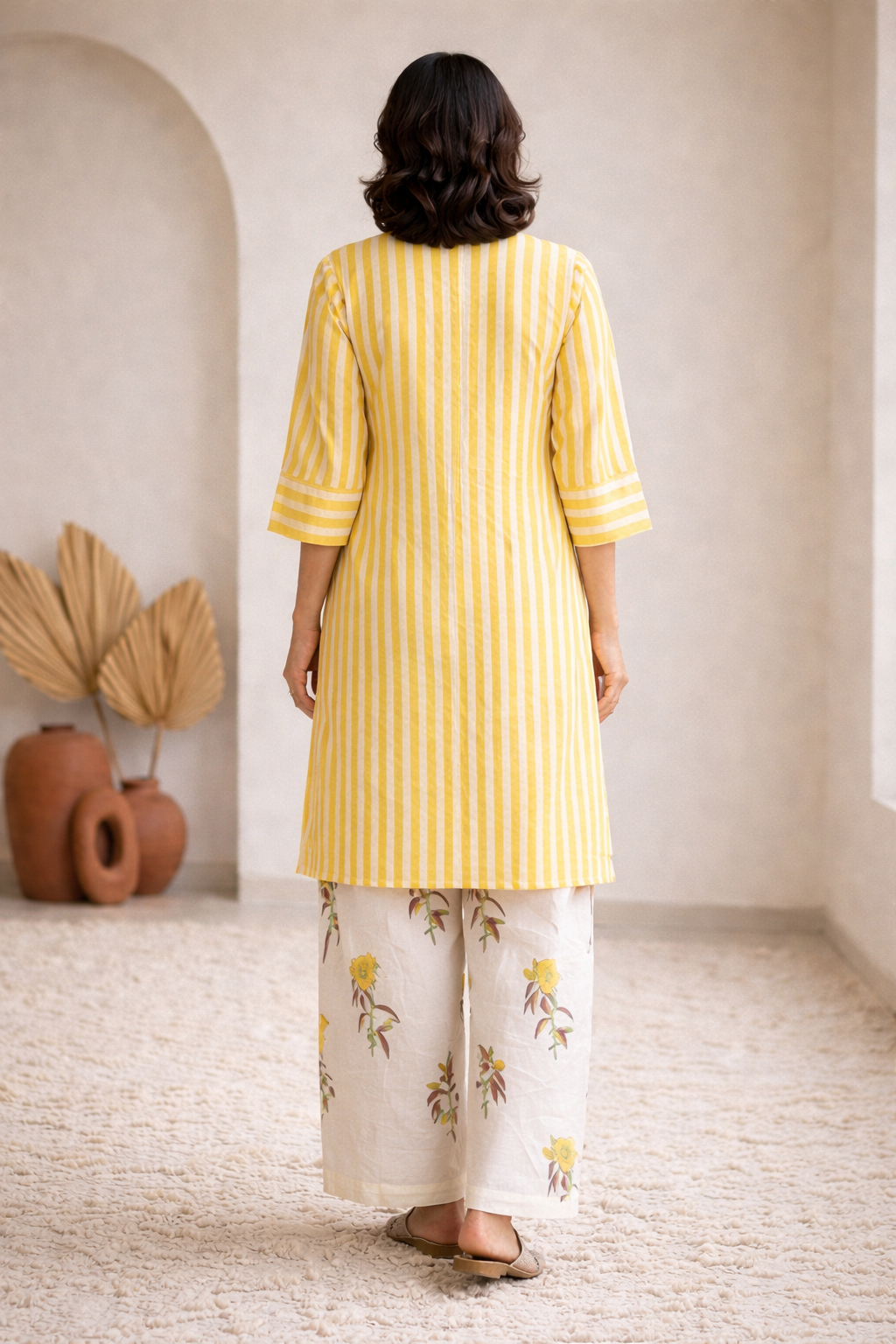 Gulbagh Yellow Co‑ord Set