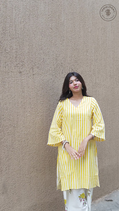 Gulbagh Yellow Co‑ord Set